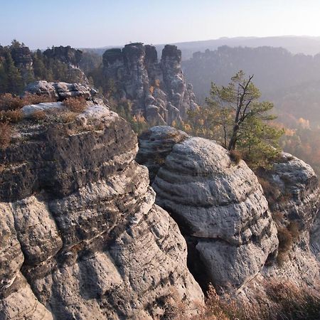 4-Bettzimmer Saechsische Schweiz Mittelndorf 외부 사진