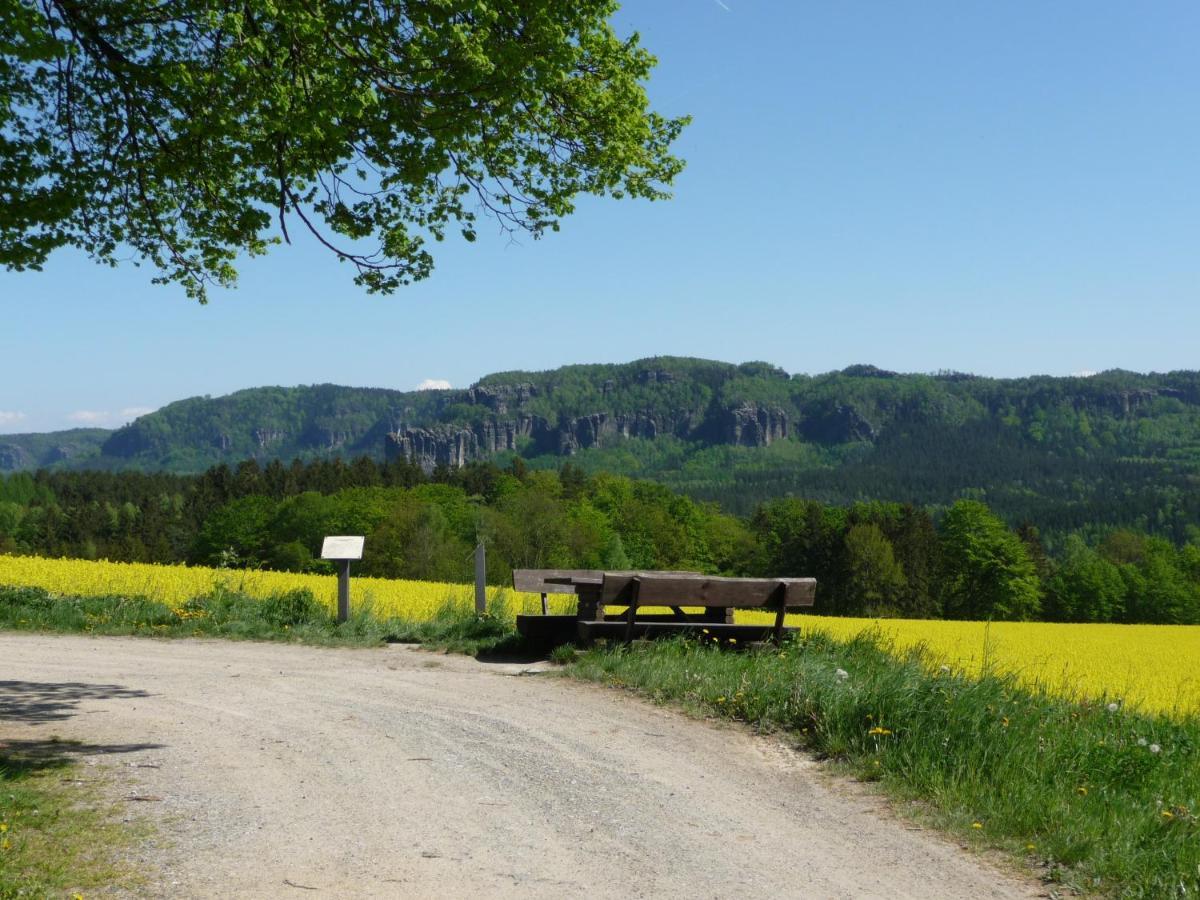 4-Bettzimmer Saechsische Schweiz Mittelndorf 외부 사진