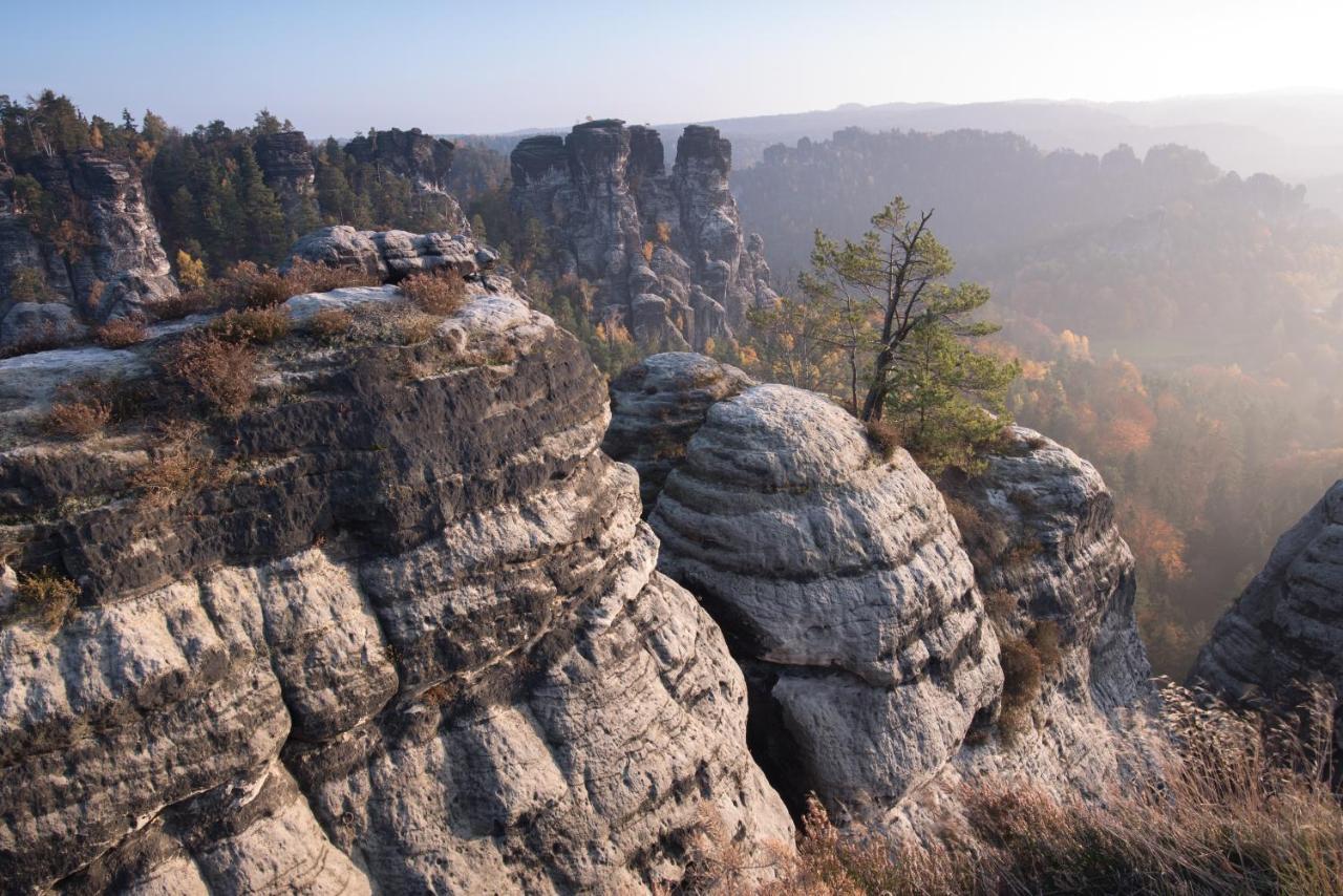 4-Bettzimmer Saechsische Schweiz Mittelndorf 외부 사진