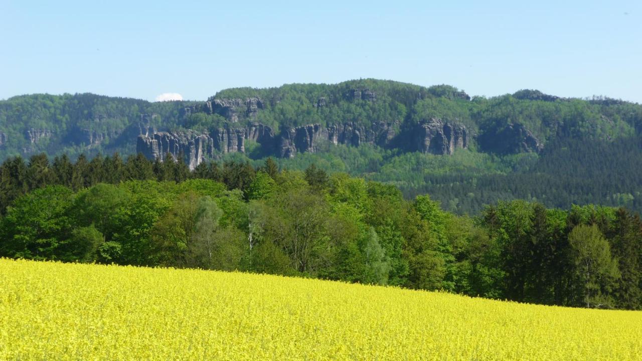4-Bettzimmer Saechsische Schweiz Mittelndorf 외부 사진