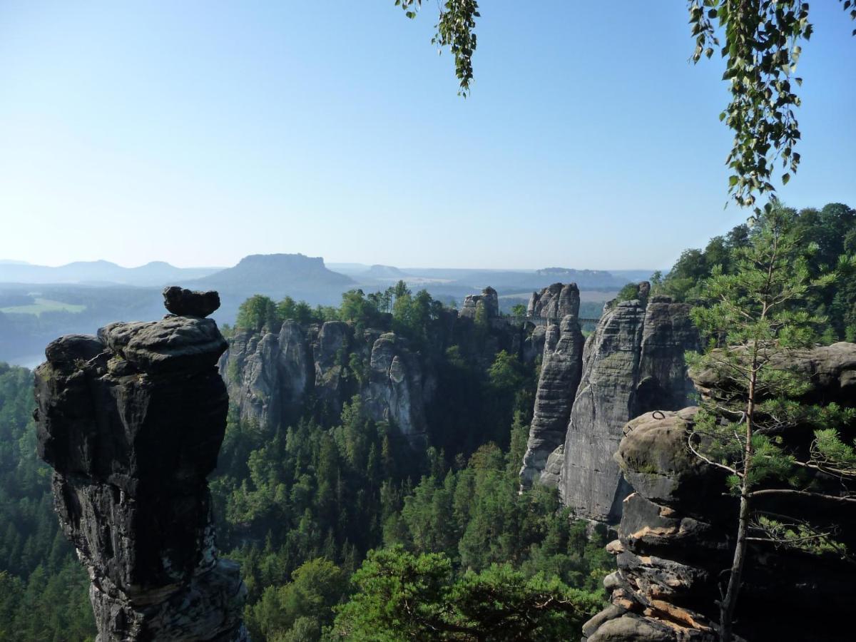4-Bettzimmer Saechsische Schweiz Mittelndorf 외부 사진